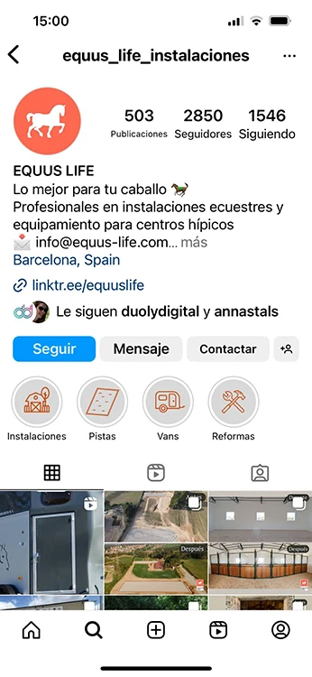 Instagram Equus Life
